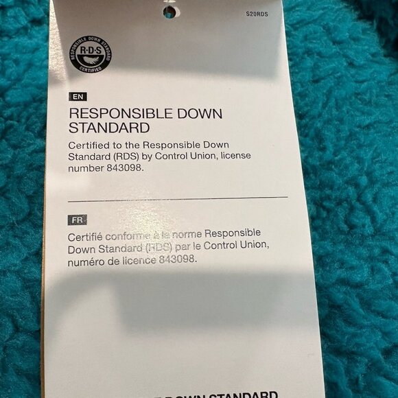 The North Face Nuptse Sherpa High Pile Down Jacket Harbor Blue Womens XXL - Picture 12 of 15